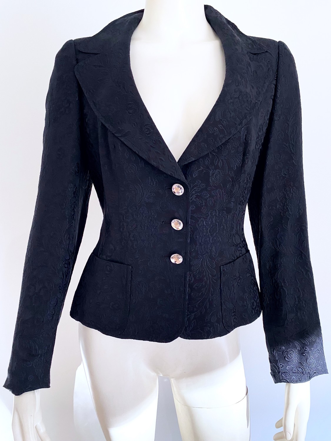 2000’S ESCADA NOIR DAMASL  JACKET